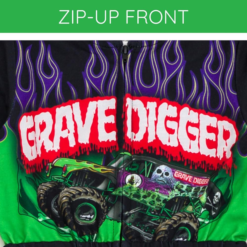 Amazon.com: Monster Jam Grave Digger Little Boys French
